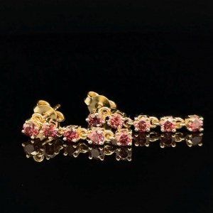 EARRINGS IN YELLOW GOLD 2.16 GR WITH DIAMONDS - ER40104