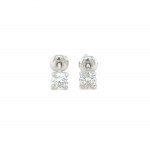 EARRINGS IN WHITE GOLD 0.99 GR WITH DIAMONDS - ER40205