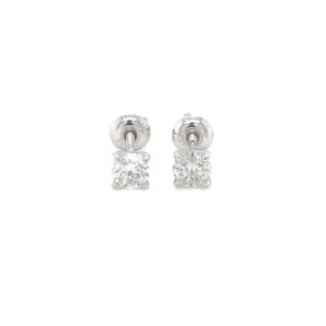 EARRINGS IN WHITE GOLD 0.99 GR WITH DIAMONDS - ER40205