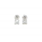 EARRINGS IN WHITE GOLD 0.99 GR WITH DIAMONDS - ER40205