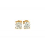 EARRINGS IN YELLOW GOLD 1.36 GR WITH DIAMONDS - ER50202