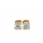 EARRINGS IN YELLOW GOLD 1.36 GR WITH DIAMONDS - ER50202