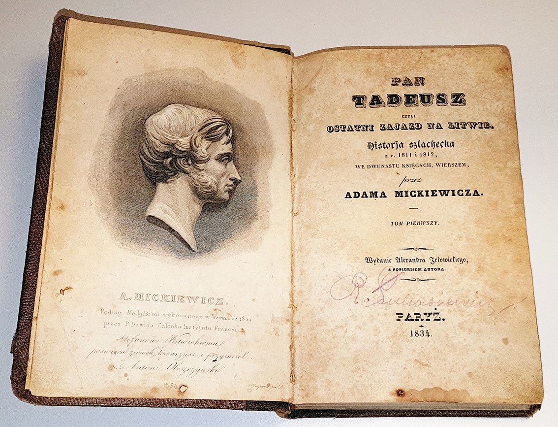 Pan Tadeusz Księga 1 Pytania I Odpowiedzi MICKIEWICZ- PAN TADEUSZ T.1-2. Paryż 1834 wyd.1