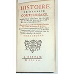 NÉEL - HISTOIRE DE MAURICE COMTE DE SAXE T.1-3. Mittaw 1752