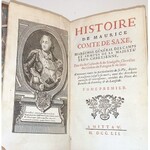 NÉEL - HISTOIRE DE MAURICE COMTE DE SAXE T.1-3. Mittaw 1752