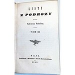 PADALICA- LISTY Z PODRÓŻY Wilno 1859 Adam Mickiewicz