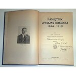 SZUŚCIK- PAMIĘTNIK Z WOJNY I NIEWOLI 1914-1918 wyd.1925 dedykacja autora