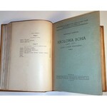 POCIECHA - KRÓLOWA BONA czasy i ludzie odrodzenia Tom I-IV [komplet] wyd.1949r.