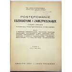 KORZONEK - POSTĘPOWANIE EGZEKUCYJNE I ZABEZPIECZAJĄCE cz.II wyd.1934r.
