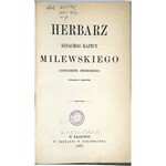 MILEWSKI- HERBARZ Kraków 1870