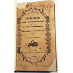 KRASZEWSKI, WOLFGANG - DRUSKIENIKI : SZKIC LITERACKO-LEKARSKI. 1 wyd. Wilno 1848