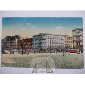 Katowice, Kattowitz, Friedrichsplatz, ok. 1914