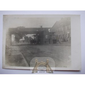Bytom, Beuthen, przejście graniczne, prywatna kartka, ok.1930
