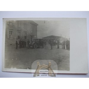 Bytom, Beuthen, przejście graniczne, prywatna kartka, ok.1930