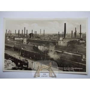 Gliwice, Gleiwitz, steelworks, 1938