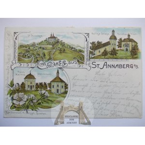 Góra Świętej Anny, litografia, 1902