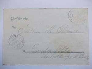 Hora svaté Anny, litografie, 1902