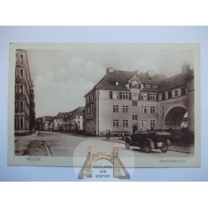 Nysa, Neisse, ulica Mariacka, ok. 1920