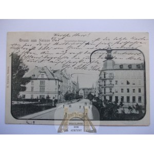 Nysa, Neisse, ulica Prudnicka, 1901