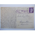 Rzymkowice k. Nysa, szkoła, pomnik, dom handlowy, ok. 1940