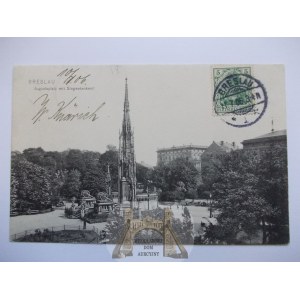 Wrocław, Breslau, Plac Polski, wyd. dr. Trenkler,1906
