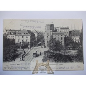 Wrocław, Breslau, ulica Oławska, 1903