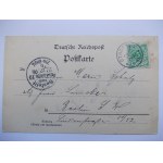 Wrocław, Breslau, Odra, statek, Wyspa Piasek, 1898