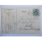 Oleśnica, Oels, wieża wodna i brama Wrocławska, 1911