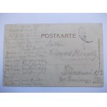 Stęszów k. Wołów, pałac, ulica, gospoda, 1918