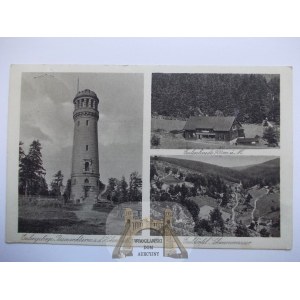 Góry Sowie, Eulengebirge, 3 widoki, 1936