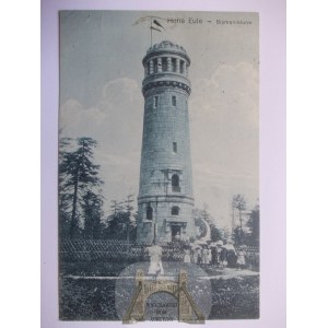 Góry Sowie, Eulengebirge, wieża widokowa, 1924