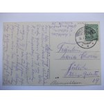 Góry Sowie, Eulengebirge, wieża widokowa, 1924