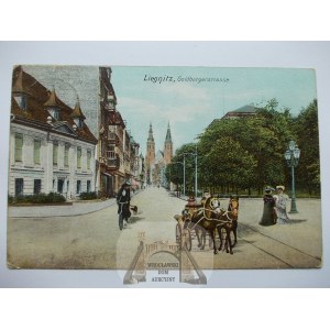 Legnica, Liegnitz, ulica Złotoryjska, ok. 1910