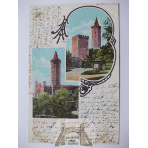 Legnica, Liegnitz, zamek, secesja, 1901