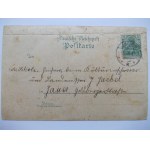 Zębowice k. Jawor, litografia, restauracja, 1900