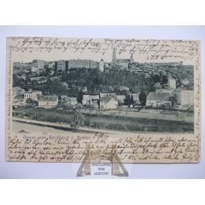 Złotoryja, Goldberg, panorama, 1902