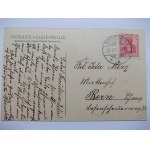 Grodziec, zamek, widok na pałac, 1907