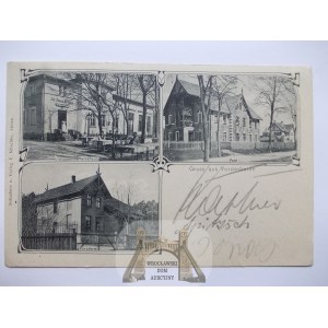 Raszówka k. Lubin, poczta, leśniczówka, 1908
