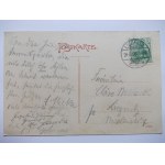 Raszówka k. Lubin, poczta, leśniczówka, 1908