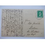 Wierzbowa k. Chocianów, kościół, pomnik, piekarnia, dworzec, 1927