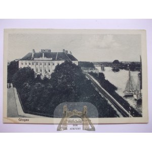 Głogów, Glogau, zamek, 1917