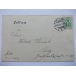 Głogów, Glogau, Bahnhofstor, 1904