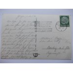 Głogów, Glogau, panorama lotnicza, 1941