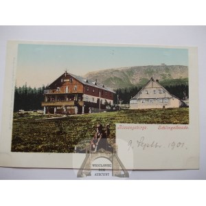 Karkonosze, Riesengebirge, schronisko Bronka Czecha, ok. 1900