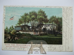 Jelenia Góra, Malinnik, restaurace Weihrichsberg, 1902