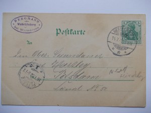 Jelenia Góra, Malinnik, restaurace Weihrichsberg, 1902