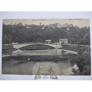 Wleń, Lahn, most, ok. 1920, wysłana po 1945
