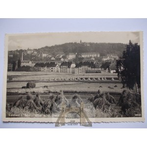 Lubań, Lauban, panorama, nowa zabudowa, ok. 1935