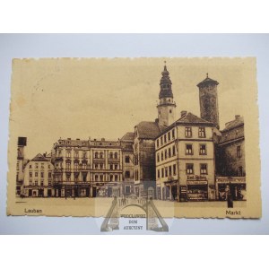 Lubań, Lauban, Rynek, ok. 1922