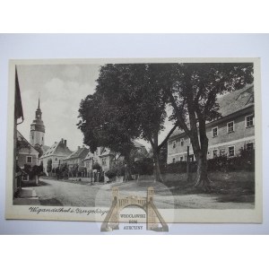 Pobiedna, Wigandsthal, ulica, ok. 1940